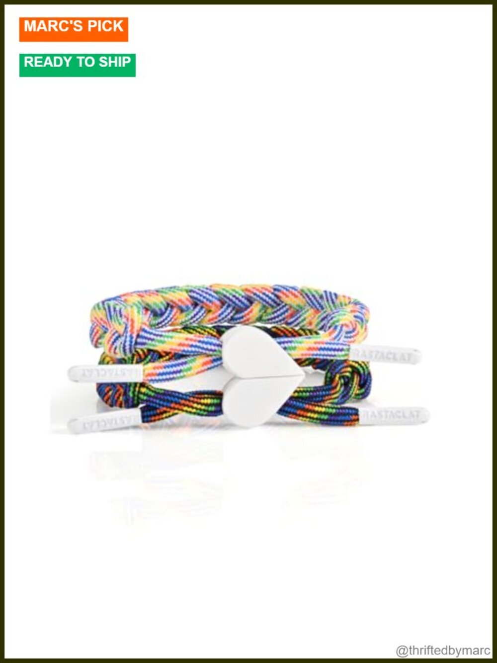 Rastaclat Braided Couples Bracelets Set Adjustable Stackable Handmade